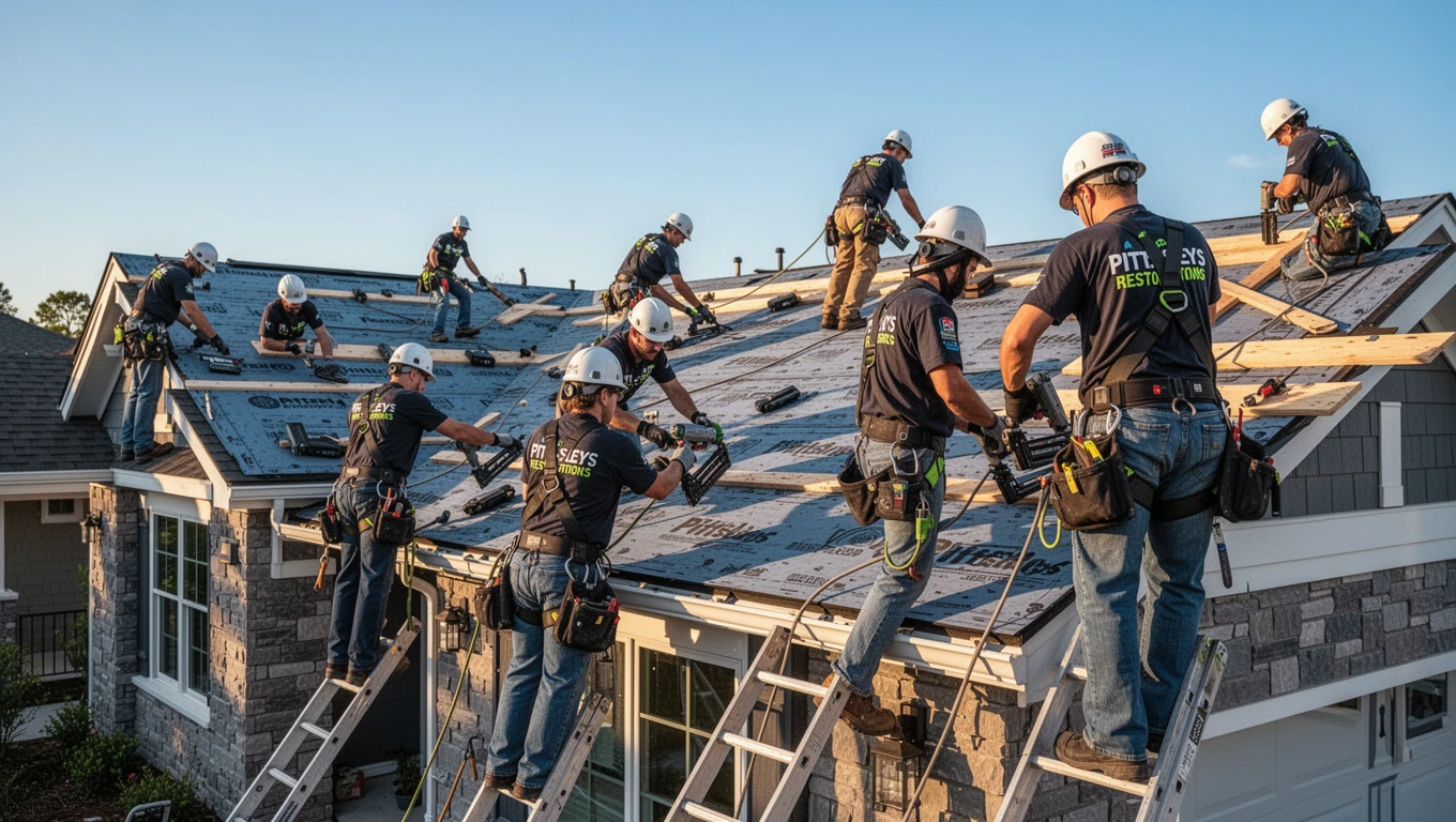 Pittsleys Restorations — Roofing services